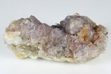 Purple Edge Fluorite Crystal Cluster - Qinglong Mine, China #186897-1